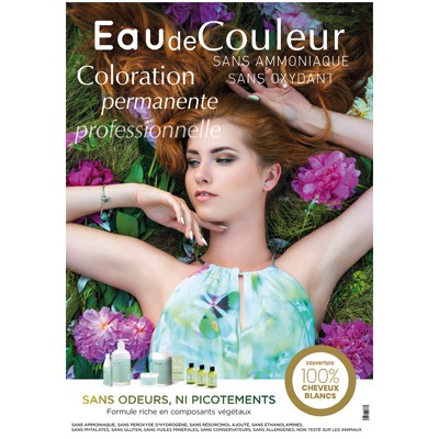 Poster EAU DE COULEUR CANDY 80x120