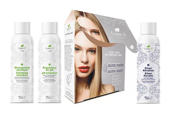 LISSA'O Lissage silver 3x100ml  Clarif+Liss+Shamp