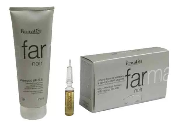 Anti-Hair Loss Black Shampoo (250ml) - Farmavita
