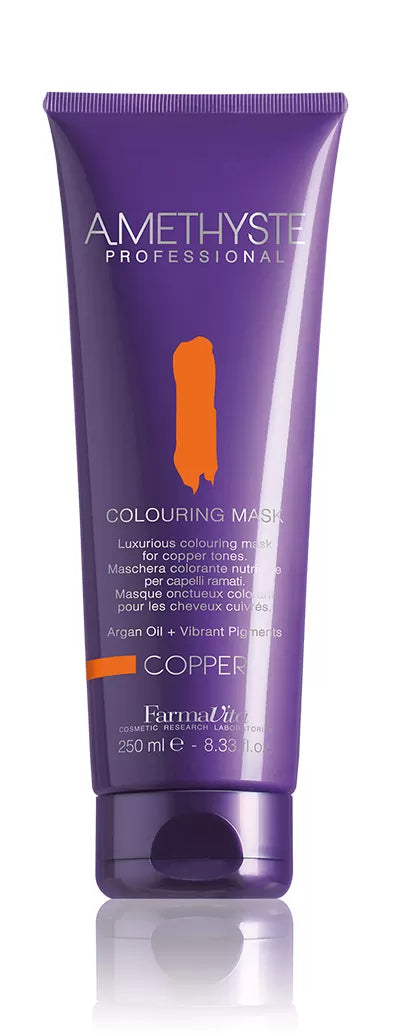 AMETHYSTE Masque coloré tube 250ml Cuivré