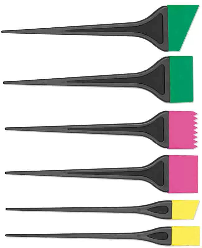 Pinceau Technique Silicone Kit 6Pcs Pm+Mm+Gm