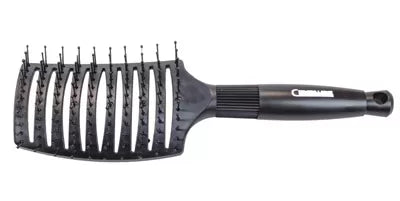 Brosse Braziline Lissant.Incurvée NYL 11Rgs Perlés