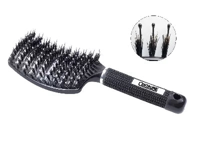Brosse Super Lissage Braziline - Incurvée, Mixte 11 Rangs Perlés