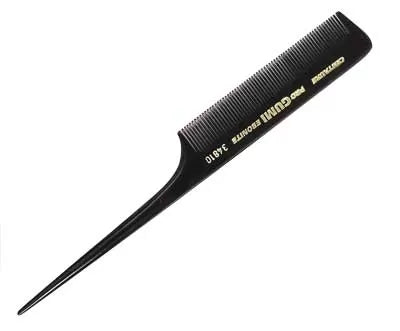 GUMI ebonite comb with fine tail - Centaur