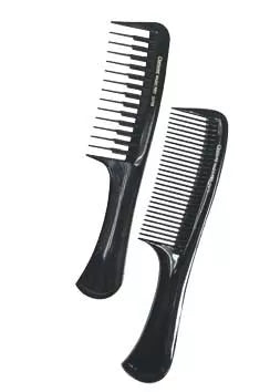 Peigne Centaure.    Rateau Dentlarge Noir  22Cm