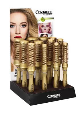 Présentoir avec 12 brosses METAGOLDY CONCAV