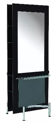 Coiffeus.NOTIL-2-DUO Dark-Wenge Noir miroir+tablet