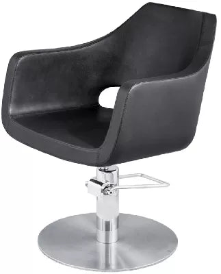 Fauteuil coiffure ALAMBRA Mous-NOIR avec pompe