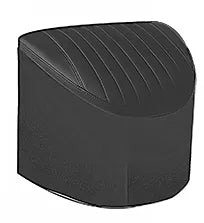Pouf repose pied VENEZIA noir