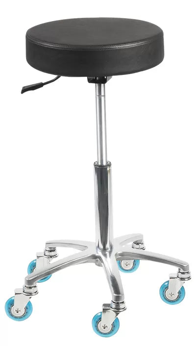 Tabouret Coupe Roma Noir Pompe Lift Gaz