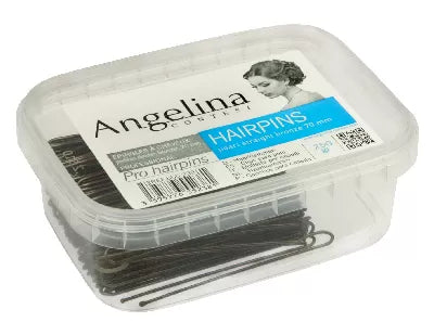 Epingles droites/perlées Kifix noir (4.5cm) 250gr