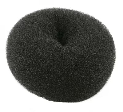 Crepon à chignon pouf - Noir