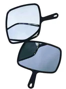 Miroir Barby NOIR avec poignée