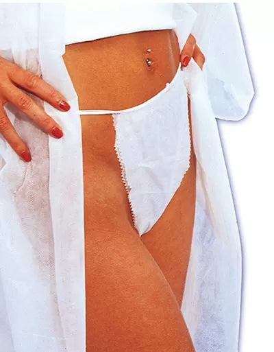 Cerunik Slip Femme String Blanc X50 Embal Indiv