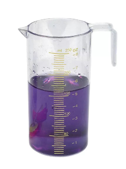 Doseur Teinture Gradue 250Ml Transparent