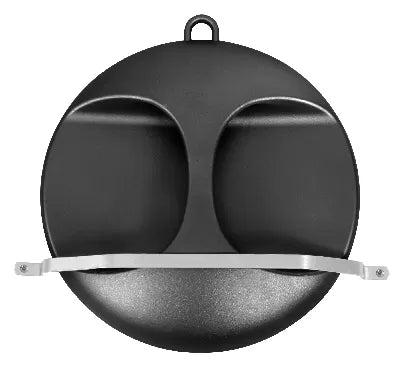 Grand Miroir ICE Noir Avec Poignée (Diam. 270mm)