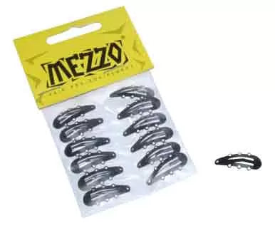 Pince Miniclip Postiche Pm x12 Noire 24mm