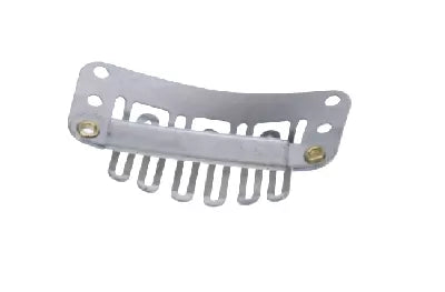 Peignes clips à 6 dents 32mm silver x12