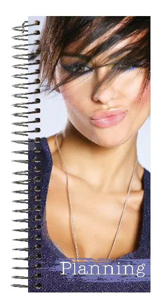 Carnet de rendez-vous 13x30cm 3 colonnes 200 Pages