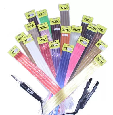 Mèches Synthétiques P33 Avec Glue 45cm x12 N°5.35