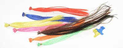 Mèches Synthétiques Zigzag 45cm x12 Orange