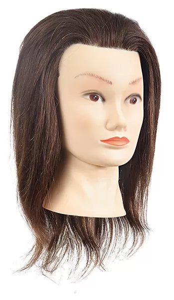 Tête d'étude LYSA - Cheveux Naturels Blond Foncé 30/35 cm