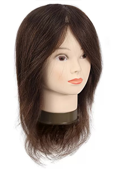 Tête d'étude JESSY - Cheveux Naturels Chtain 30/35 cm