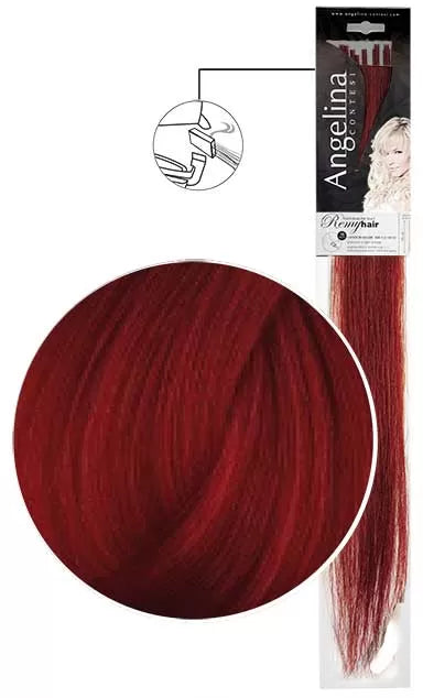 Mèche Ag-Ct Natur 45Cmremy Burgundyx10 I-Stick