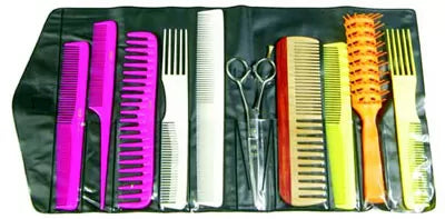 Trousse Pour 9+1 Peigne/Brosse/Ciseaux