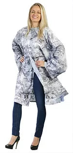 Peignoir dessin city gris