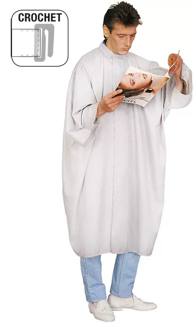 Peignoir NEWIX Microfibre PRO Blanc Crochet-HOOK