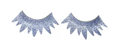 Faux Cils Crazy Parrot Bleu X2 Avec Colle