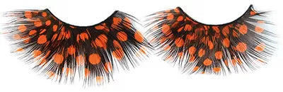 Crazy Feather Weight Red X2 False Eyelashes With Glue