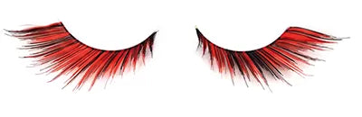 Faux Cils Crazy Plume Flamme Rouge X2 Aveccolle