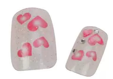 Fake Ong.Décor Coer+Stra Rosx24Avcolle