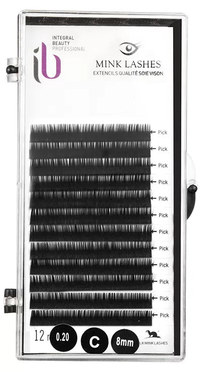 Extens.Mono.Fx-Cil-C Soie T-8Mm D-0.20 Plaq