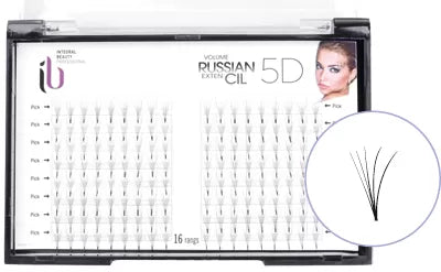 Extens.Russe-5D.Ex-Cil-C Silk 10mm x160