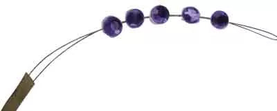 Diamond-Hair Violet 5X5 Perl.Chev.