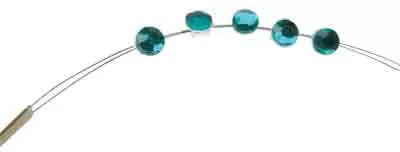 Diamond-Hair Vert 5X5 Perl.Chev.