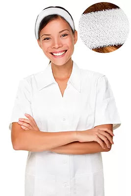 Bandeau d'esthétique Brigitte blanc