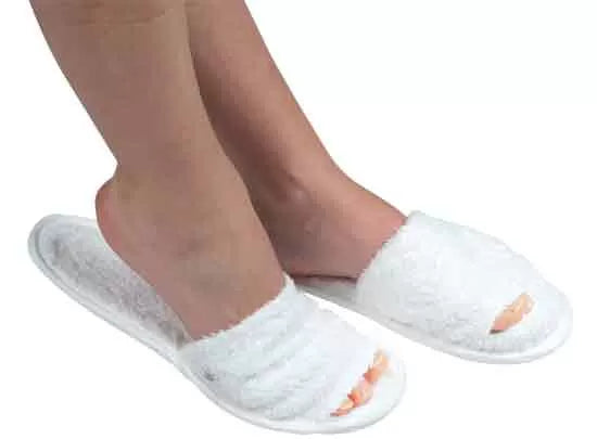 Mule Eco Ouverte X2 Pedicure Eponge Blanc