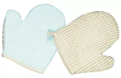Gant de massage sisal + éponge