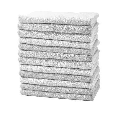 Serviettes manucure 30x50cms blanches x12