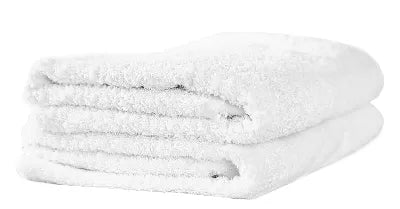 Drap éponge blanc 100x150cm