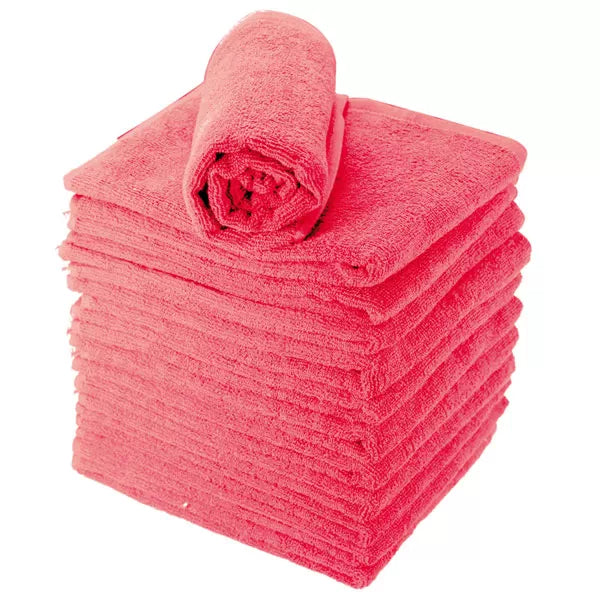 Serviette ROUGE 100% coton (50x90cm) x6