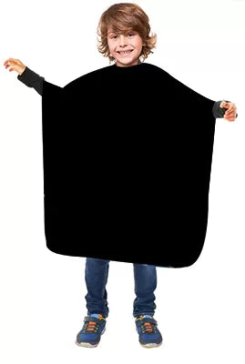 Peignoir cape noir enfant velcro Simply