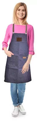 Tablier TOMY toile Jean et laniere