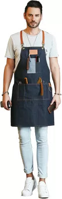 Tablier JIMY toile Jean et laniere