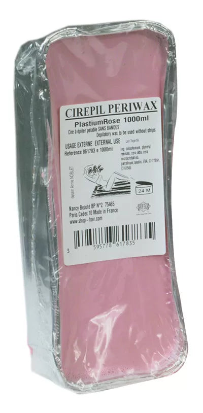 Periwax Plastium hair removal wax pink bar Kg