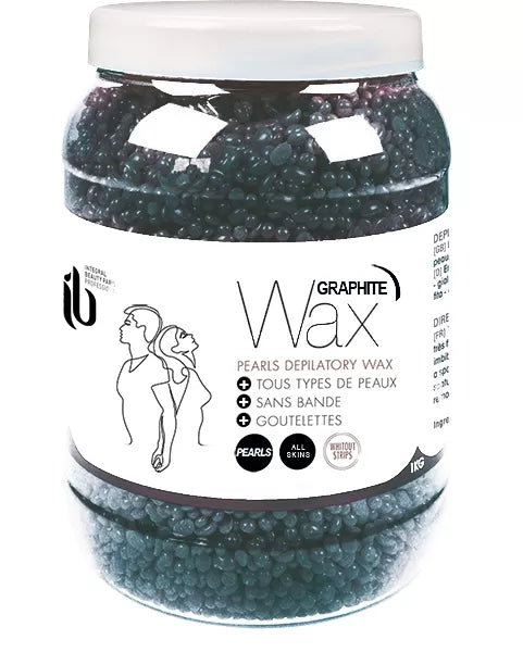 Cire d'épilation Professionnelle Periwax Peaux Difficiles - Pot de 1 kg Noir